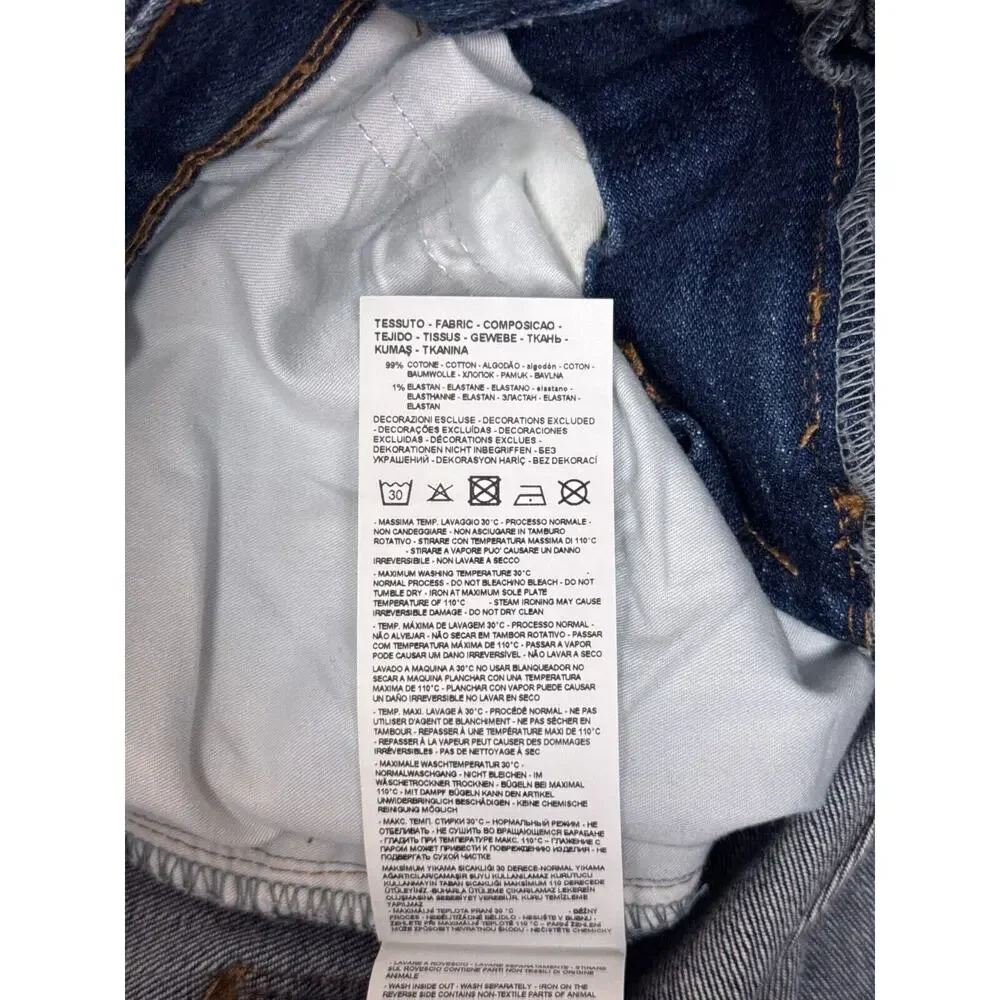Armani Exchange Jeans 30 x 27 Mens J13 Slim Fit Dark Wash Denim